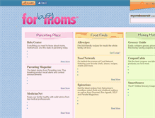 Tablet Screenshot of forbusymoms.com